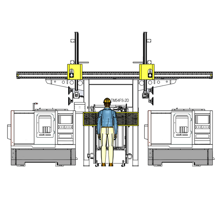 TM54FS-2D一拖二桁雙Z軸架機械手